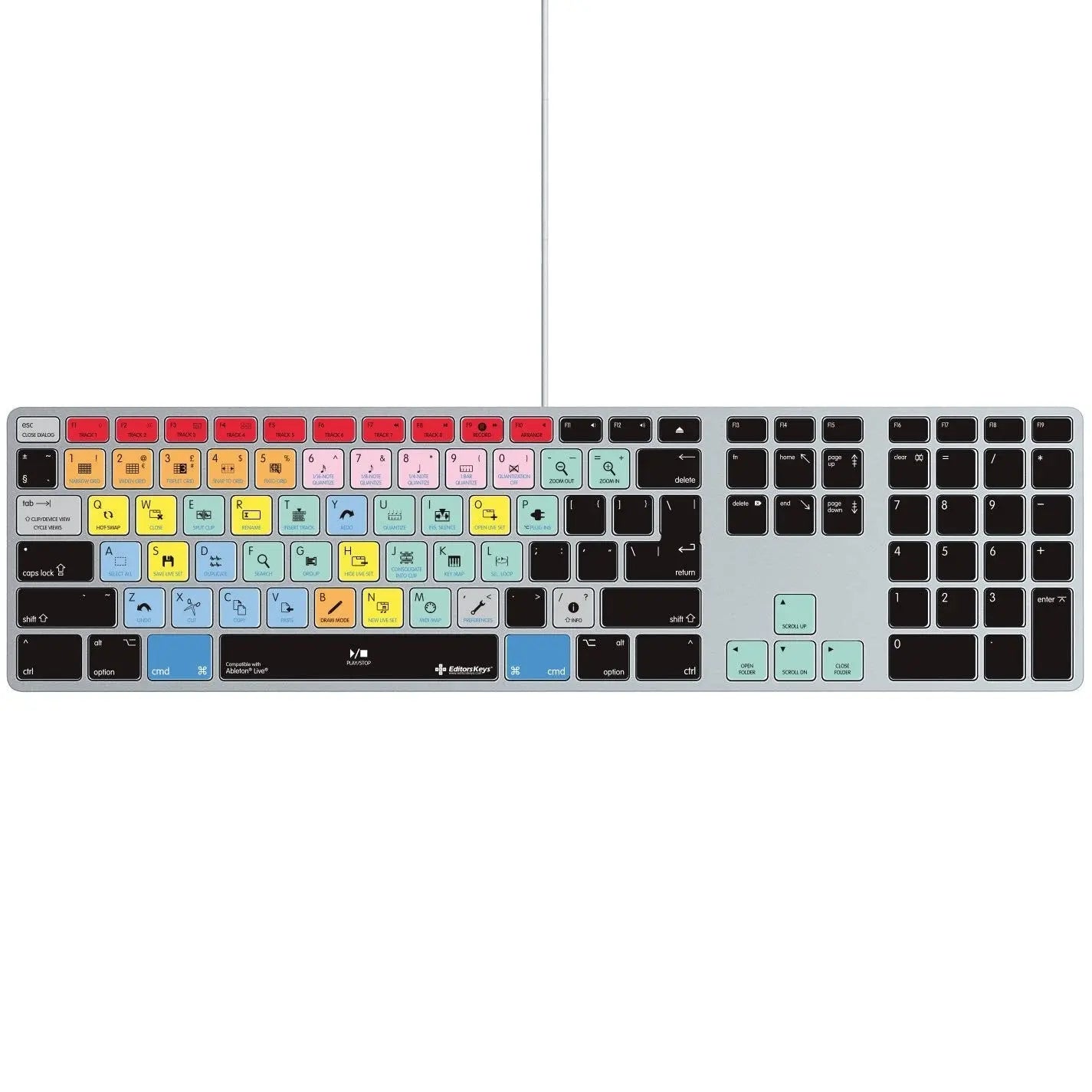 Ableton Live Keyboard Covers for MacBook and iMac Editors Keys