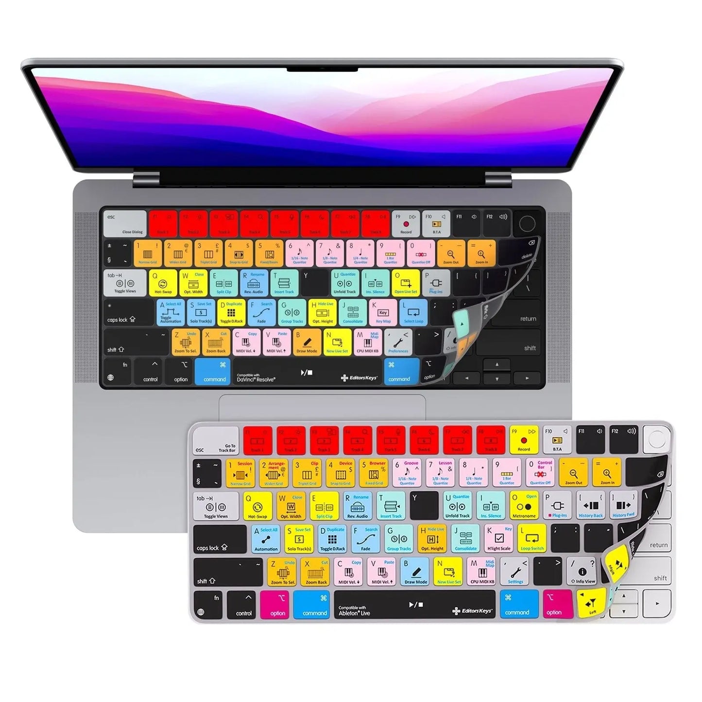 Ableton Live Keyboard Covers for MacBook and iMac Editors Keys