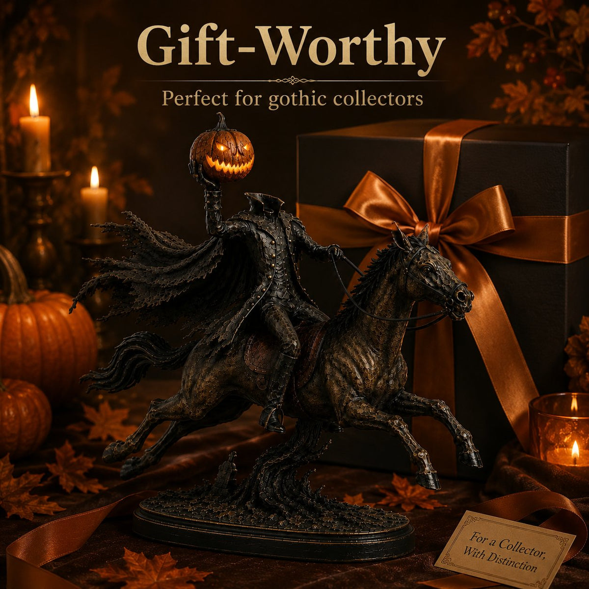 Turbo Cables – Headless Horseman Halloween Statue