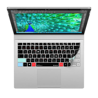 Adobe Audition Keyboard Covers for Microsoft Surface Line Editors Keys