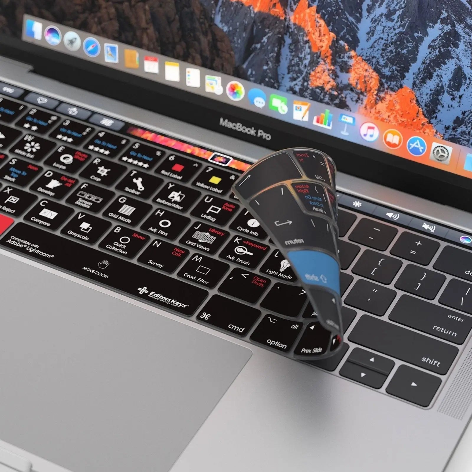 Adobe Lightroom Keyboard Covers for MacBook and iMac Editors Keys