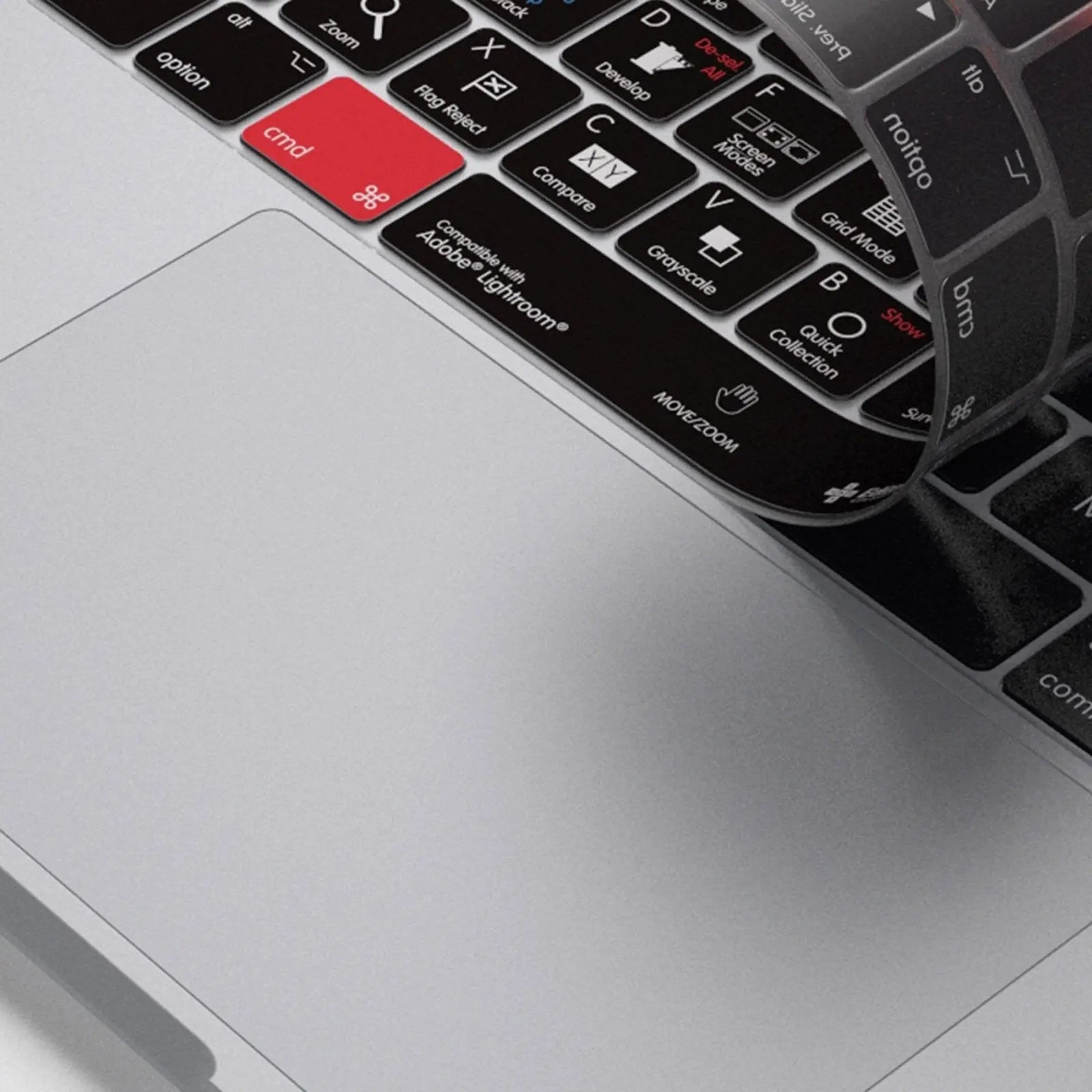 Adobe Lightroom Keyboard Covers for MacBook and iMac Editors Keys