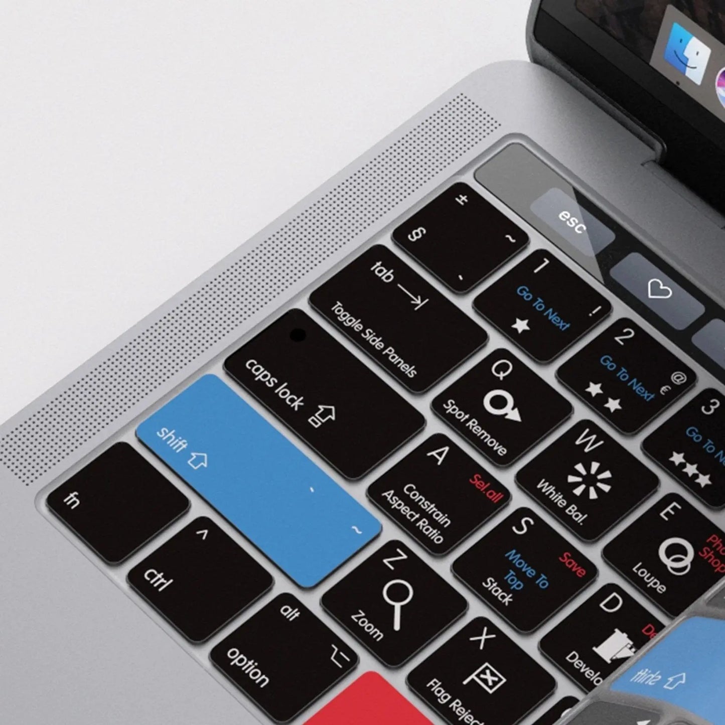 Adobe Lightroom Keyboard Covers for MacBook and iMac Editors Keys