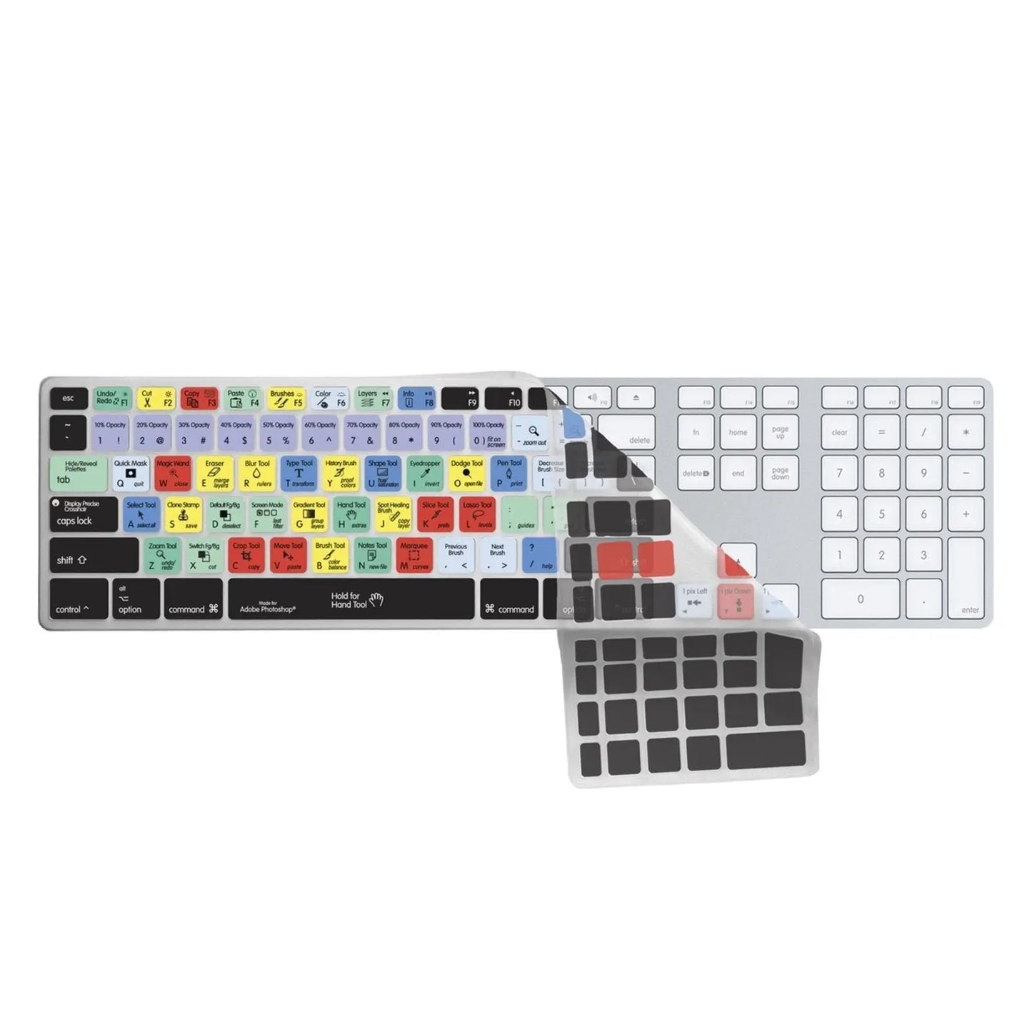 Adobe Photoshop Keyboard Covers for MacBook and iMac Editors Keys