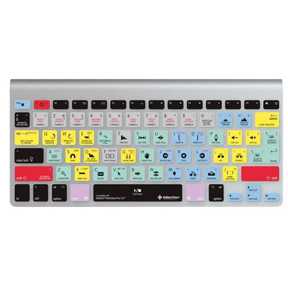 Adobe Premiere Keyboard Covers for MacBook and iMac Editors Keys