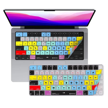 Adobe Premiere Keyboard Covers for MacBook and iMac Editors Keys