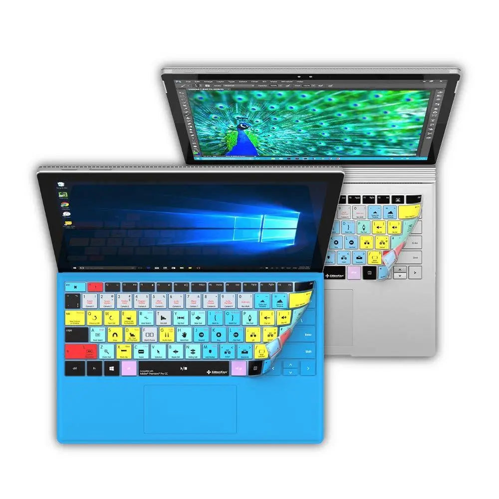 Adobe Premiere Pro Keyboard Covers for Microsoft Surface Line Editors Keys
