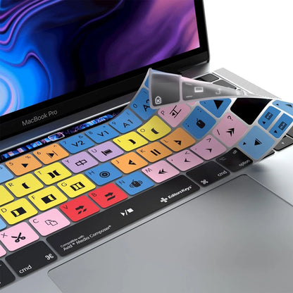 Avid Media Composer Keyboard Covers for MacBook and iMac Editors Keys