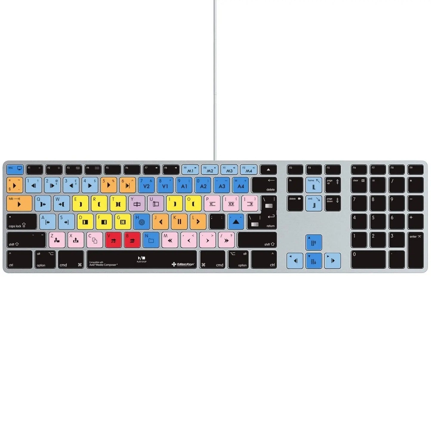 Avid Media Composer Keyboard Covers for MacBook and iMac Editors Keys