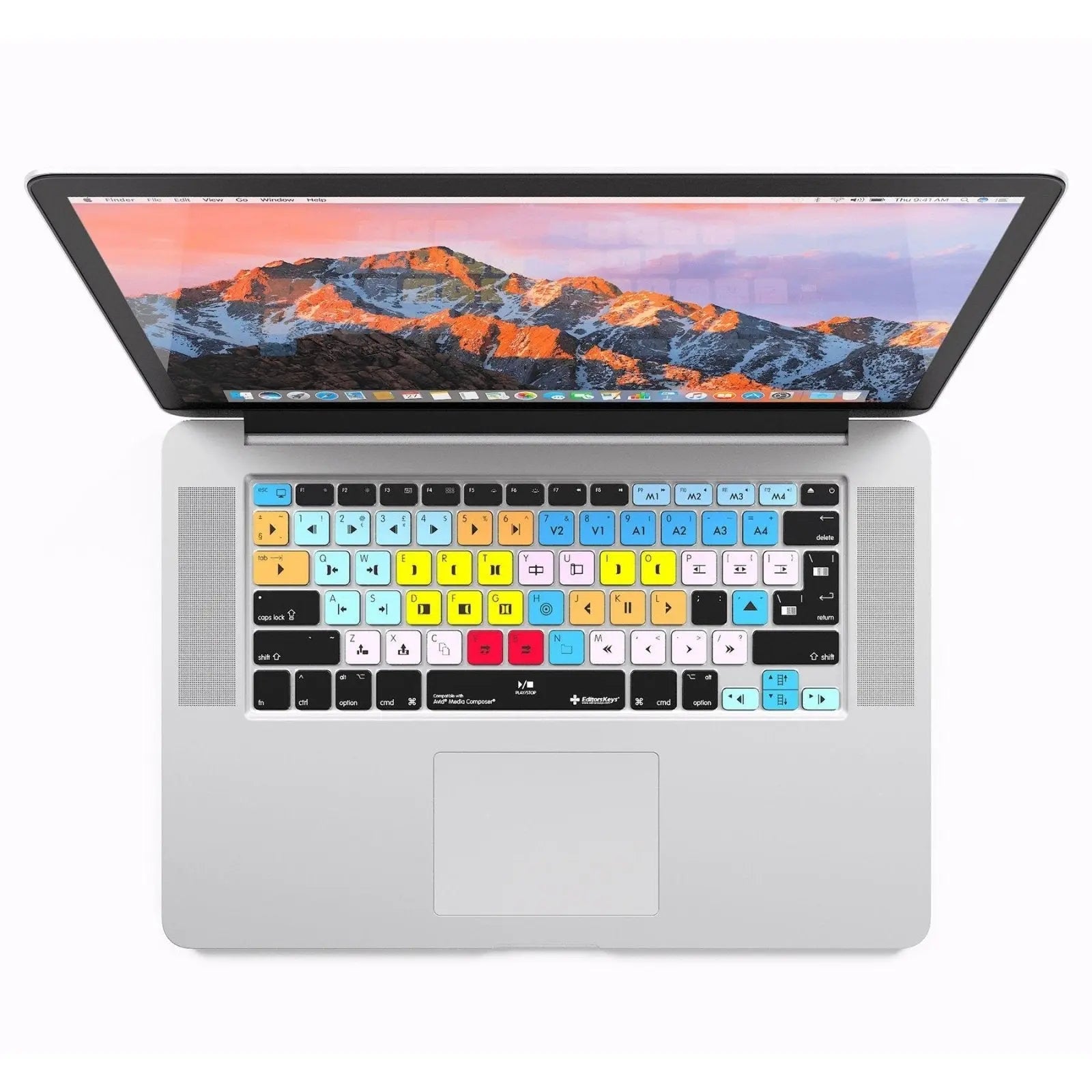 Avid Media Composer Keyboard Covers for MacBook and iMac Editors Keys
