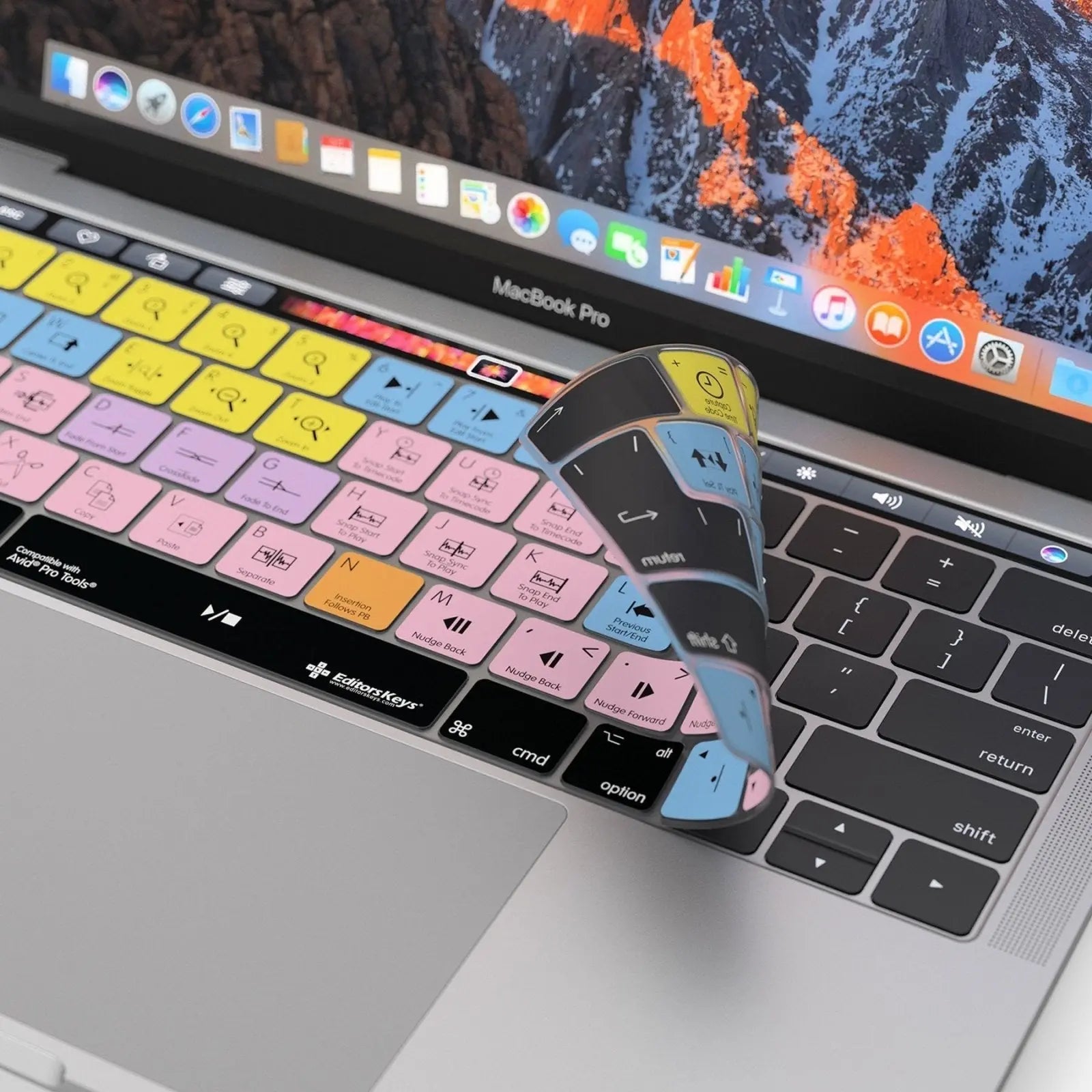 Avid Pro Tools Keyboard Covers for MacBook and iMac Editors Keys