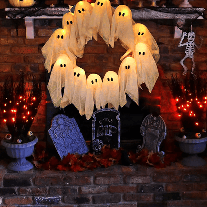 Turbo Cables – Eerie Illuminated Halloween Wreath