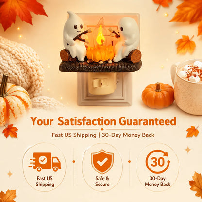 Turbo Cables – Cozy Halloween Campfire Night Light
