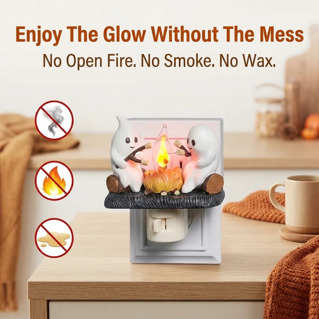Turbo Cables – Cozy Halloween Campfire Night Light