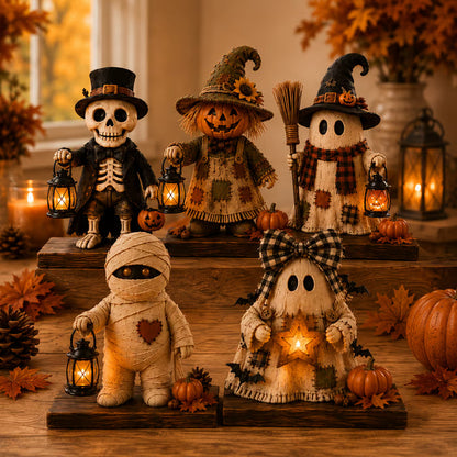 Turbo Cables – Rustic Halloween Shelf Sitter Set