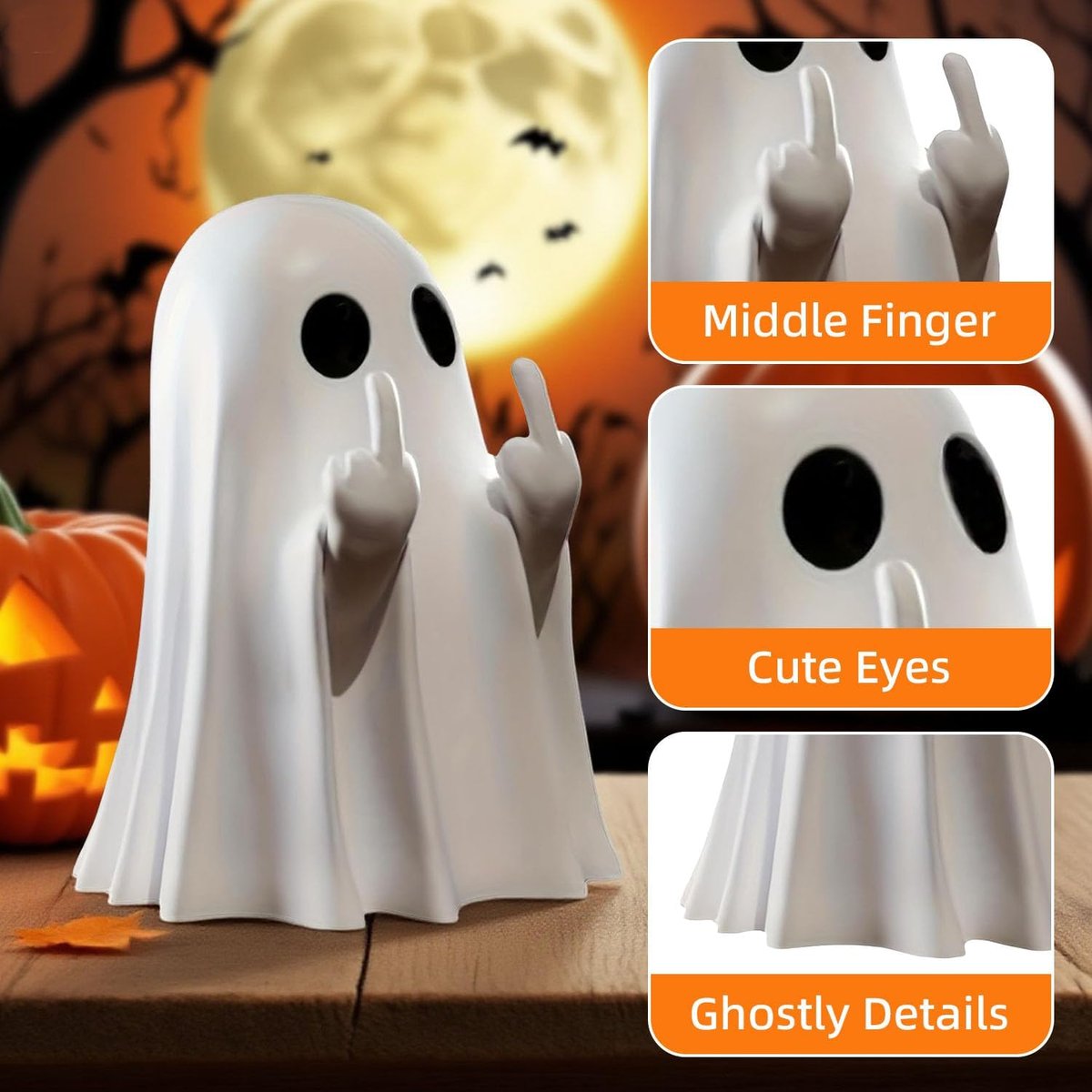 Turbo Cables – Playful Resin Ghost Statue