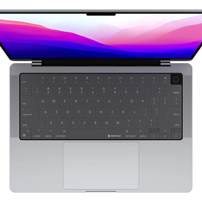 Clear Keyboard Cover - MacBook Pro 14"-16" and MacBook Air 2022-2024 Editors Keys