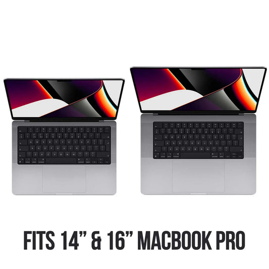 Clear Keyboard Cover - MacBook Pro 14"-16" and MacBook Air 2022-2024 Editors Keys