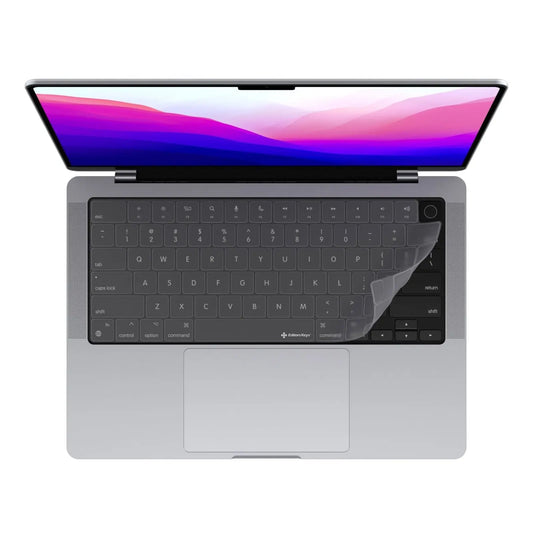 Clear Keyboard Cover - MacBook Pro 14"-16" and MacBook Air 2022-2024 Editors Keys