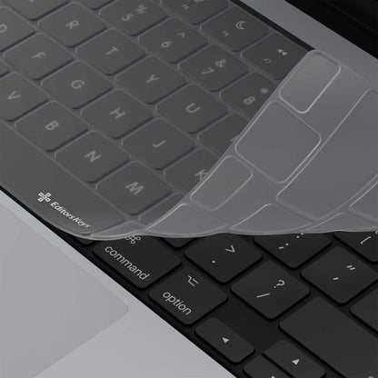 Clear Keyboard Cover - MacBook Pro 14"-16" and MacBook Air 2022-2024 Editors Keys
