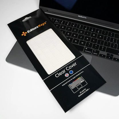Clear Keyboard Cover - MacBook Pro or M1 2020-2021 Editors Keys