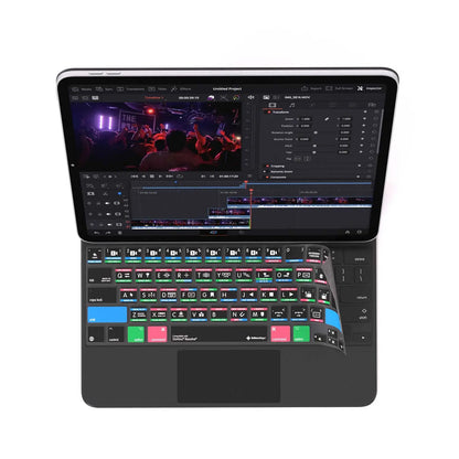 Davinci Resolve Keyboard Cover for iPad Magic Case Editors Keys