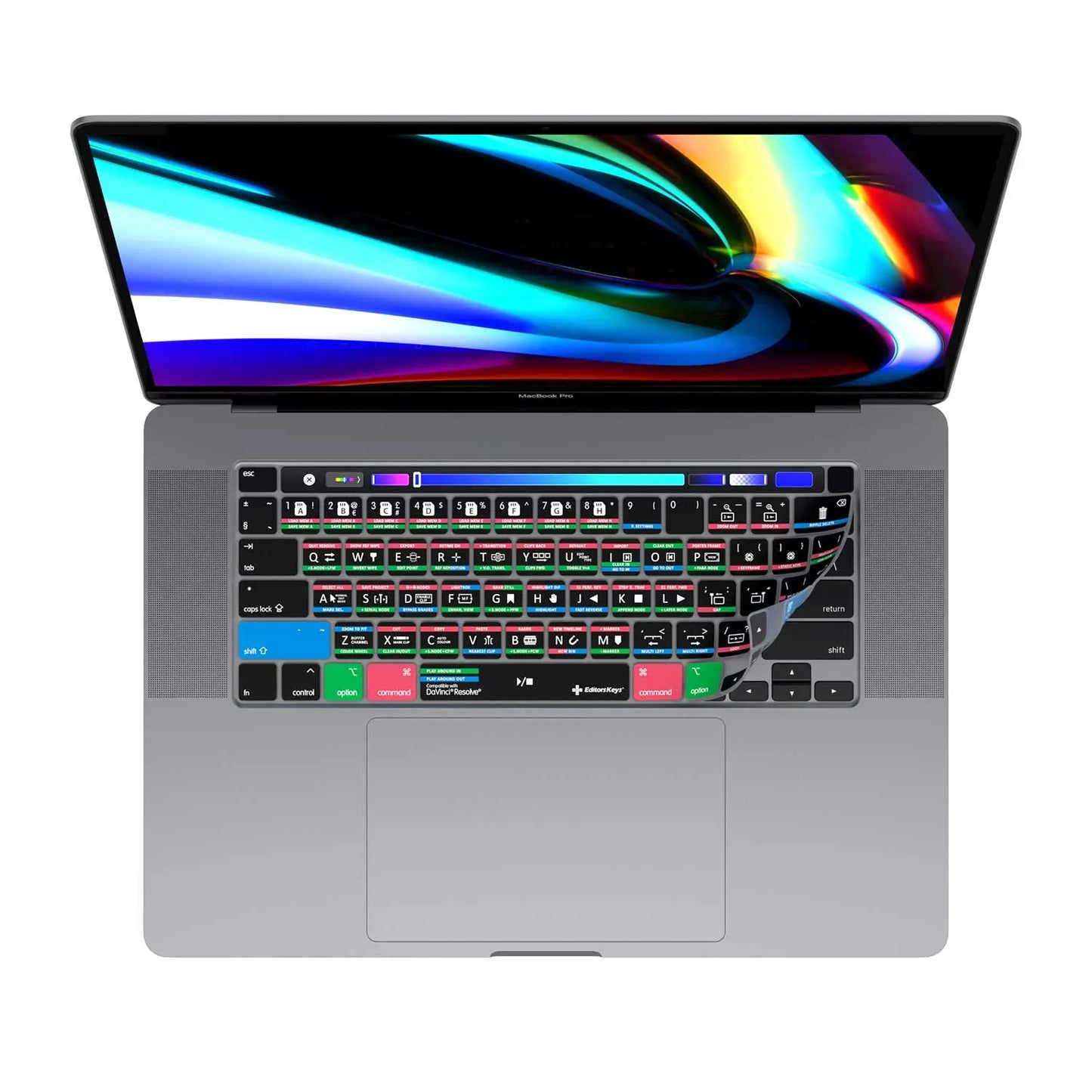 DaVinci Resolve Keyboard Covers for MacBook and iMac Editors Keys