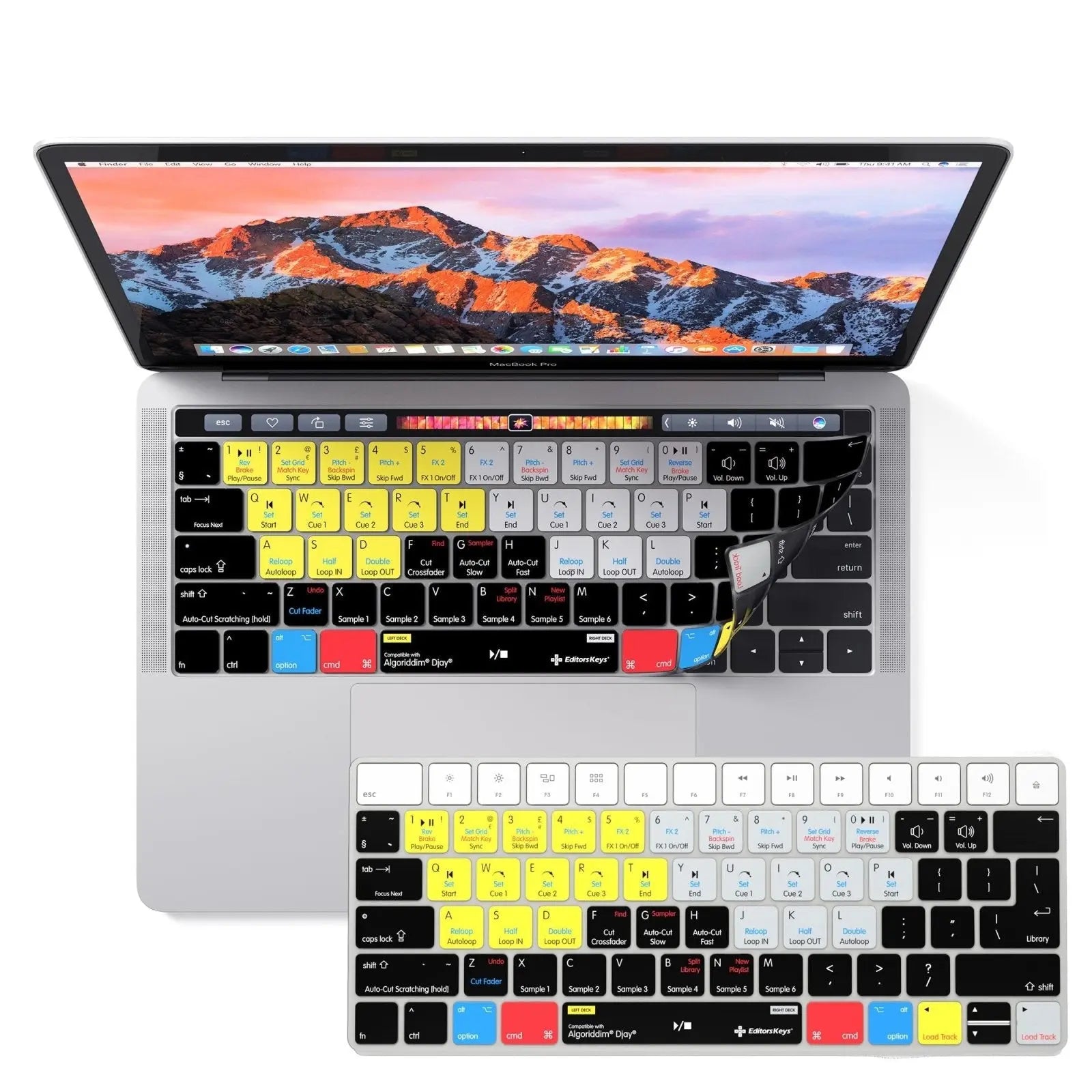 Djay Keyboard Covers for MacBook and iMac Editors Keys