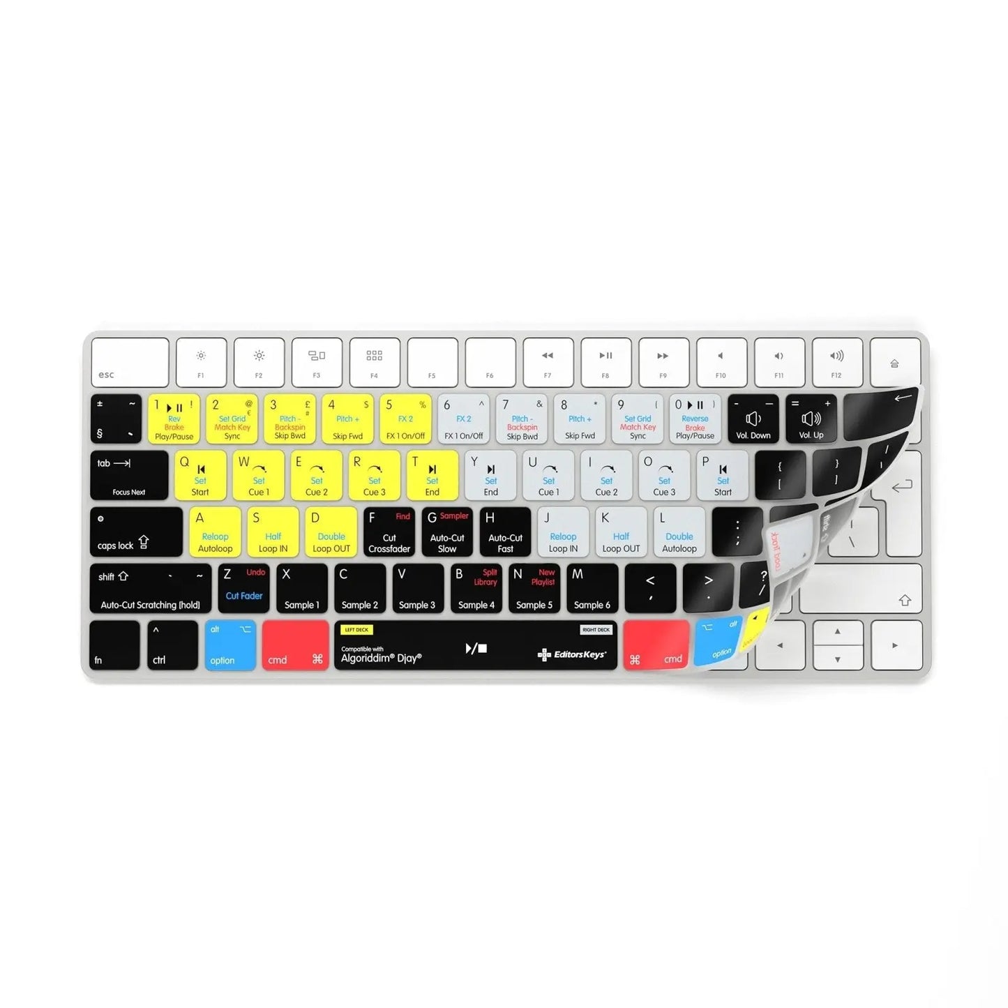 Djay Keyboard Covers for MacBook and iMac Editors Keys