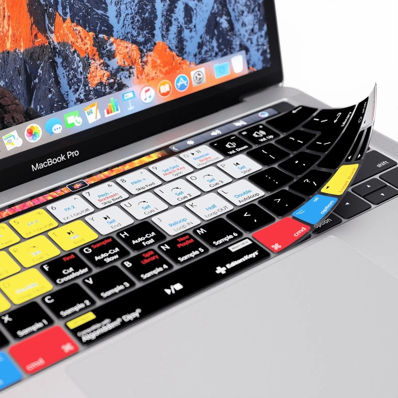 Djay Keyboard Covers for MacBook and iMac Editors Keys