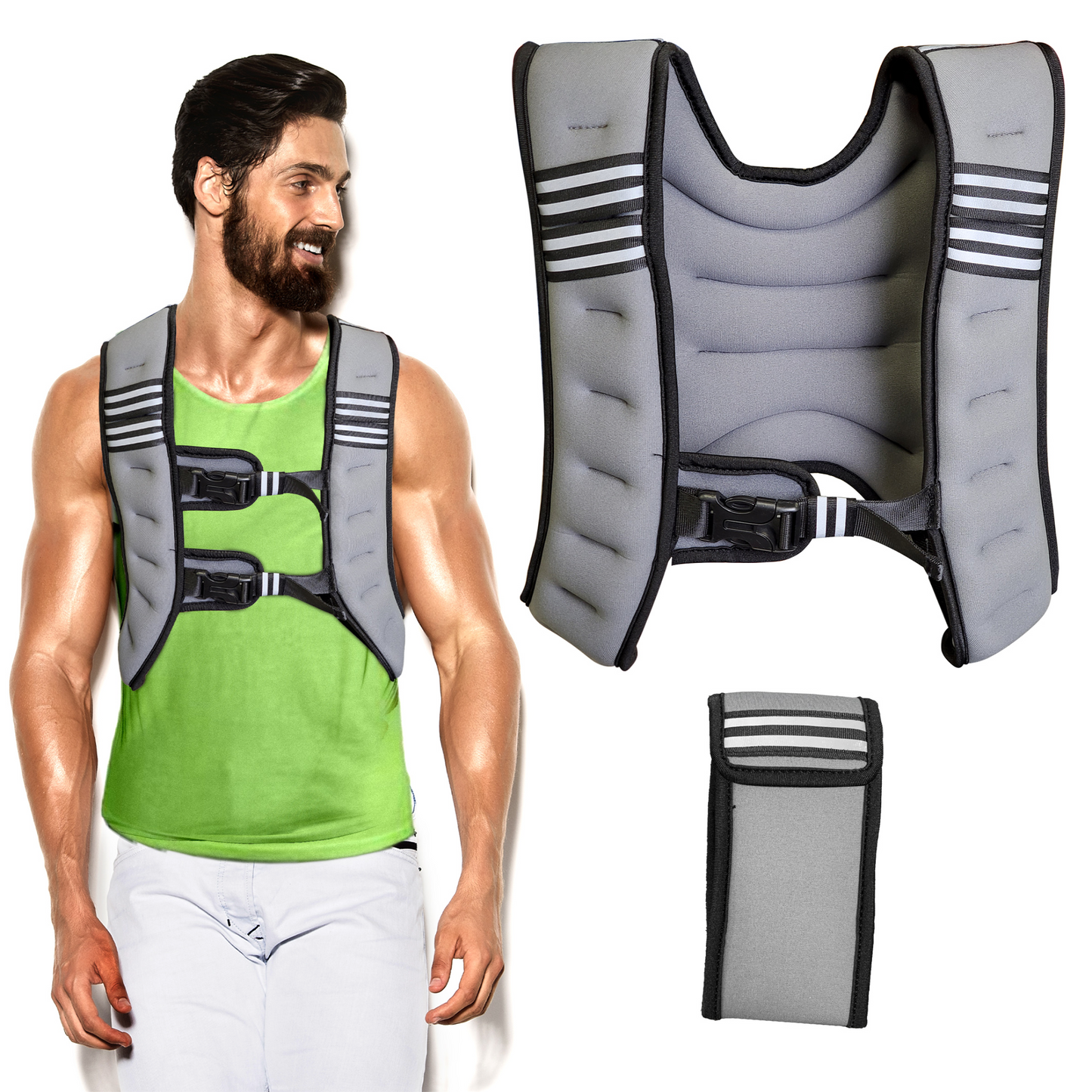 Turbo 20lbs Unisex Weighted Vest for Sports Training
