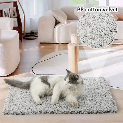 Non-Electric Heating Pad for Cats & Dogs – Washable Self-Warming Pet Mat Turbo Cables