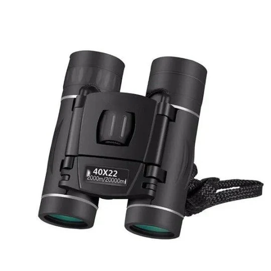 Military 40x22 HD Binoculars – Compact Professional Hunting Telescope Turbo Cables