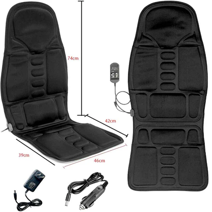 Turbo 8 Mode Massage Chair Pad With Heated Back Neck Cushion