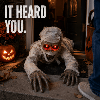 Turbo Cables – Glowing Red Eyes Crawling Horror Mummy