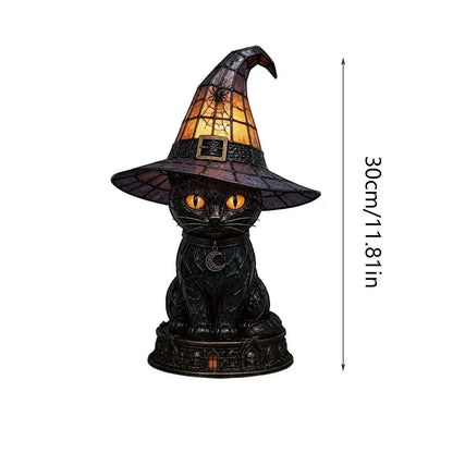 Turbo Cables – Vintage Tiffany Style Cat Night Lamp