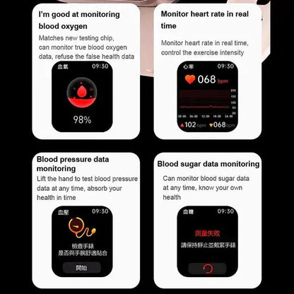 Turbo Blood Glucose Monitoring Smartwatch Ventayo