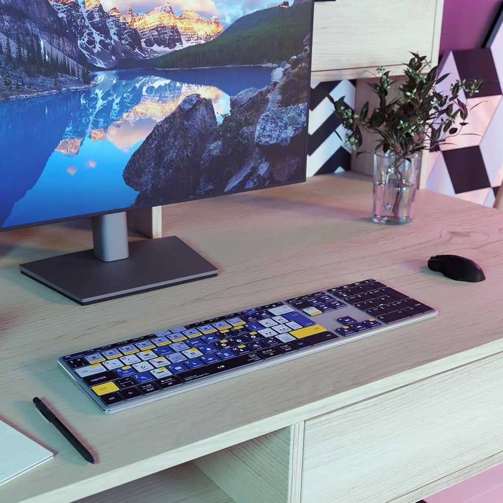 EXCLUSIVE Premiere Gal Keyboard | Backlit & Wireless | Mac and PC Editors Keys