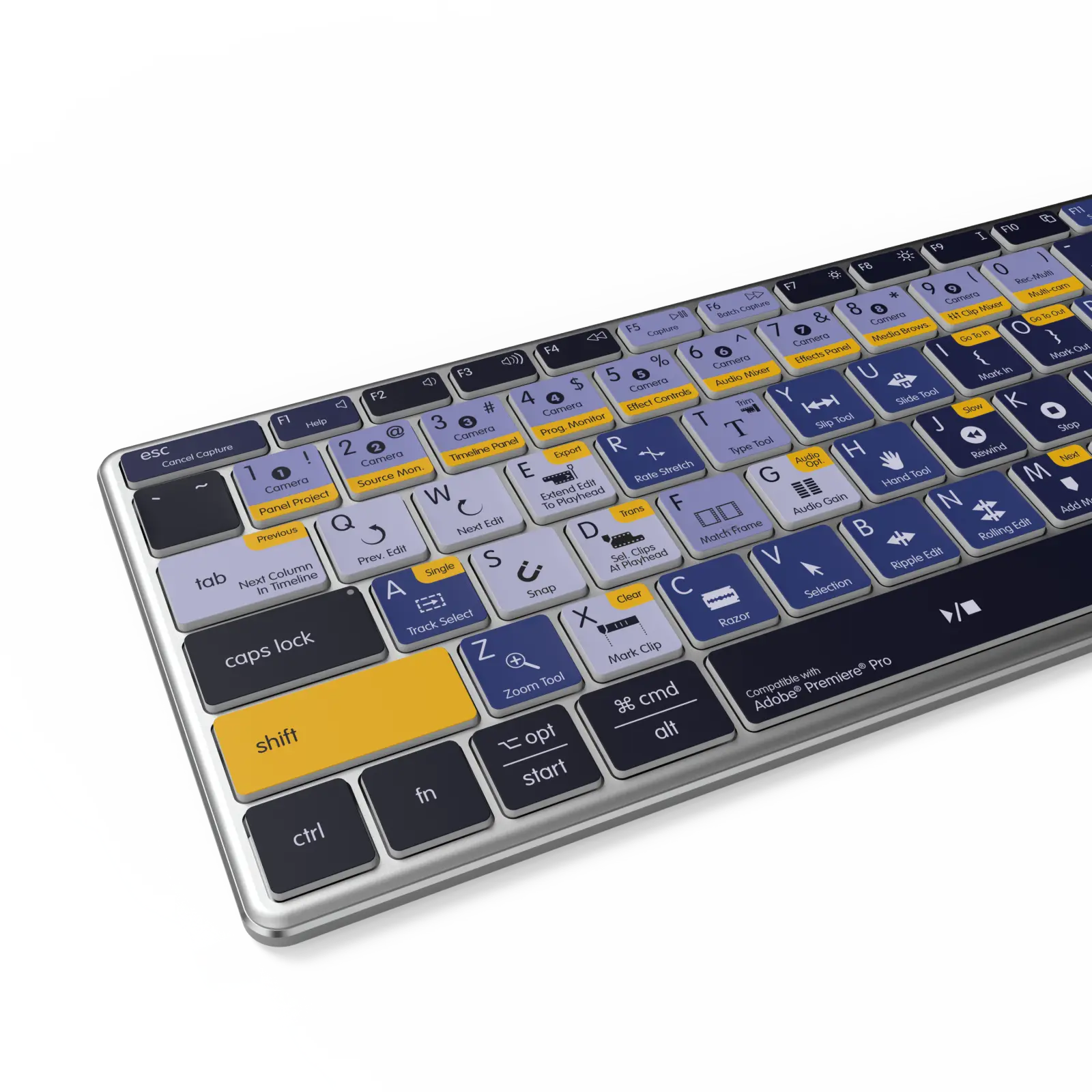 EXCLUSIVE Premiere Gal Keyboard | Backlit & Wireless | Mac and PC Editors Keys