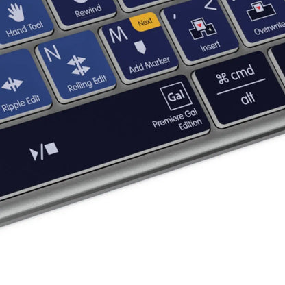EXCLUSIVE Premiere Gal Keyboard | Backlit & Wireless | Mac and PC Editors Keys
