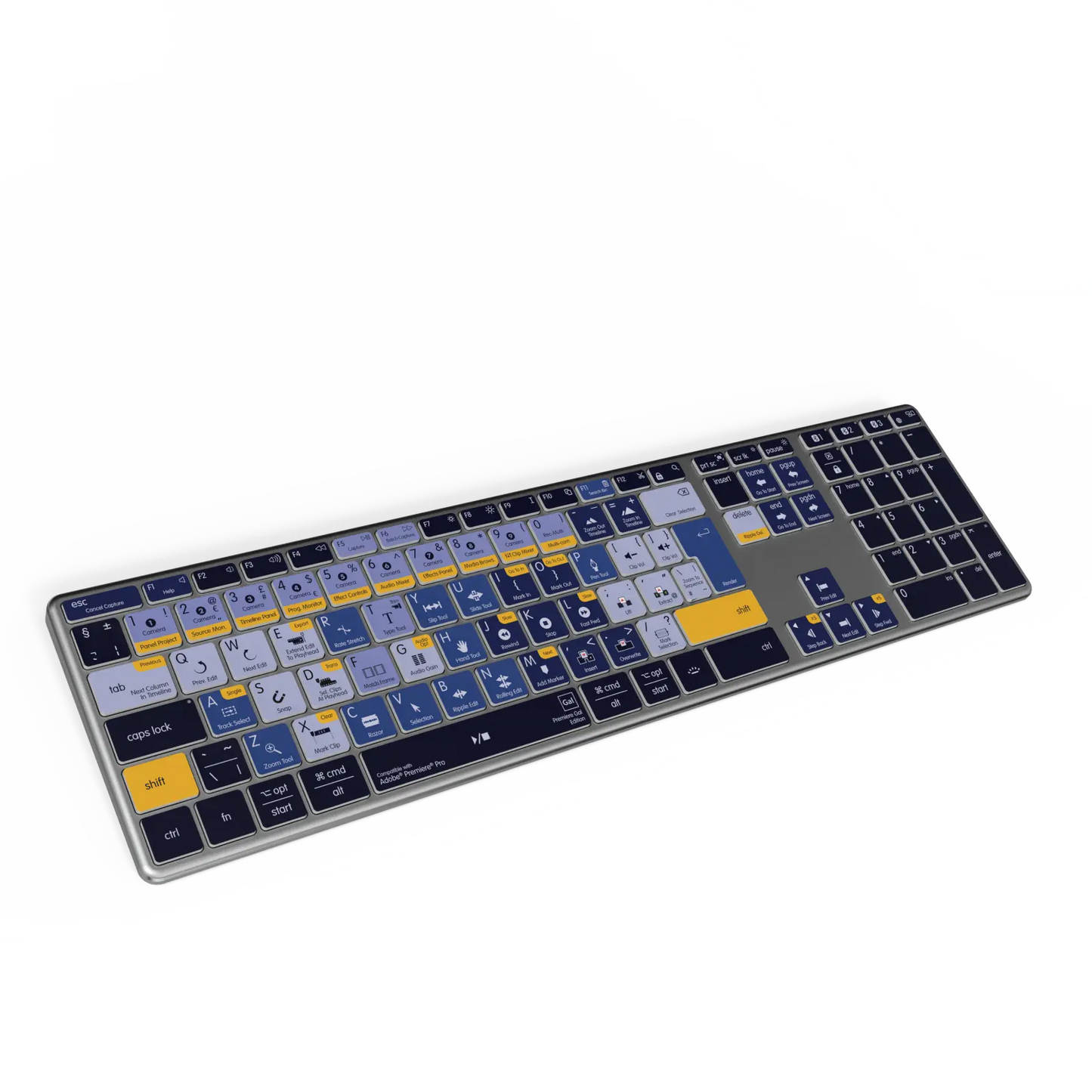 EXCLUSIVE Premiere Gal Keyboard | Backlit & Wireless | Mac and PC Editors Keys