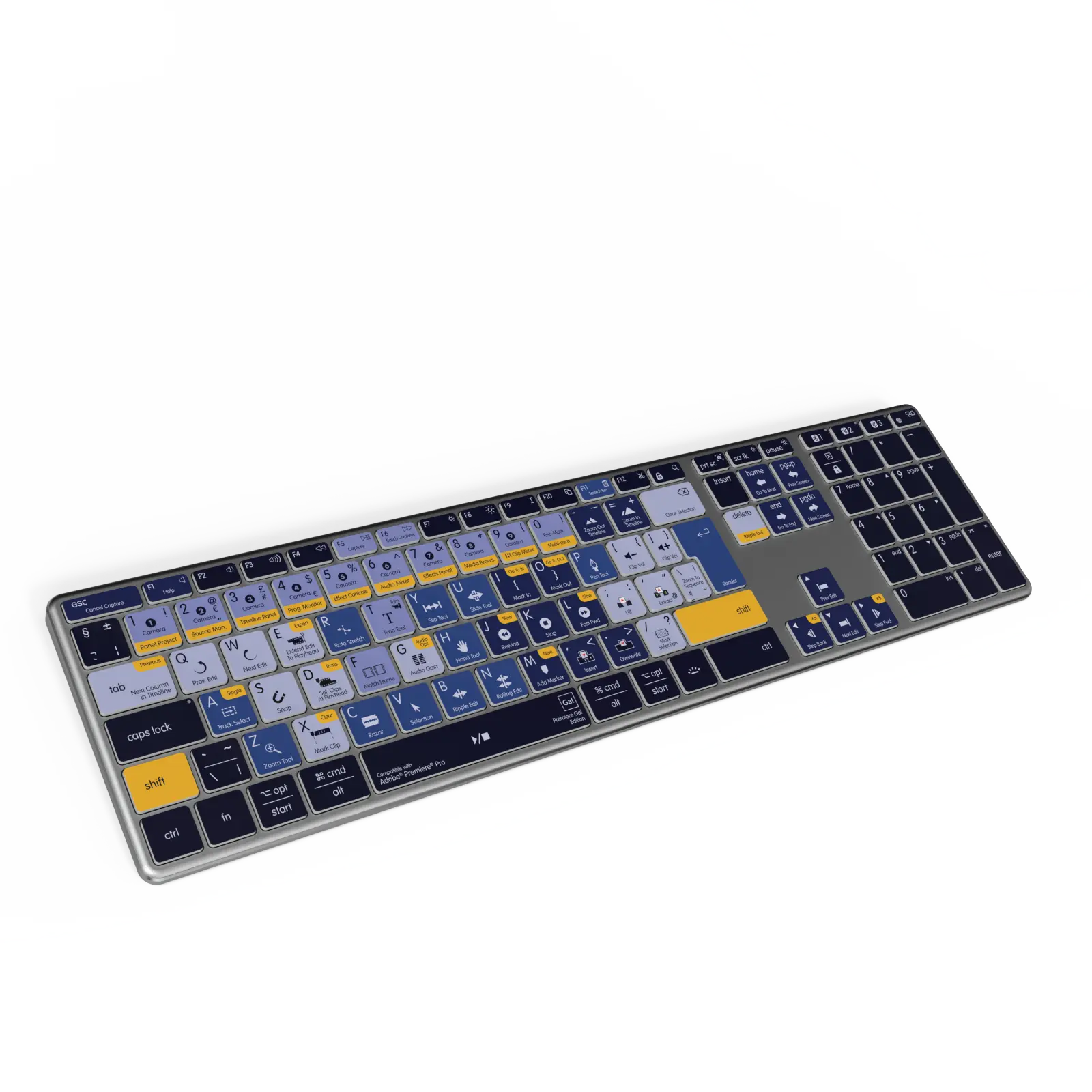 EXCLUSIVE Premiere Gal Keyboard | Backlit & Wireless | Mac and PC Editors Keys