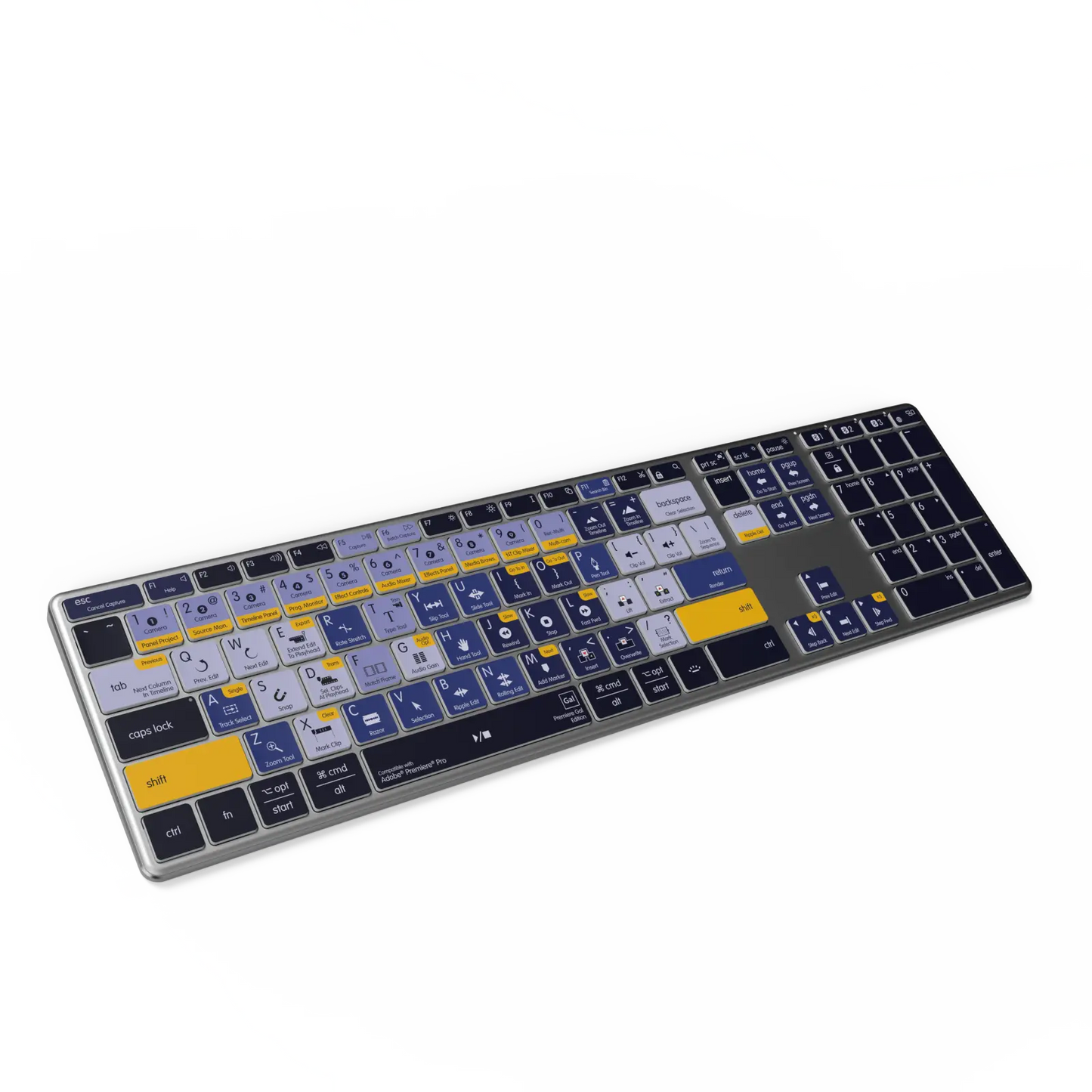 EXCLUSIVE Premiere Gal Keyboard | Backlit & Wireless | Mac and PC Editors Keys