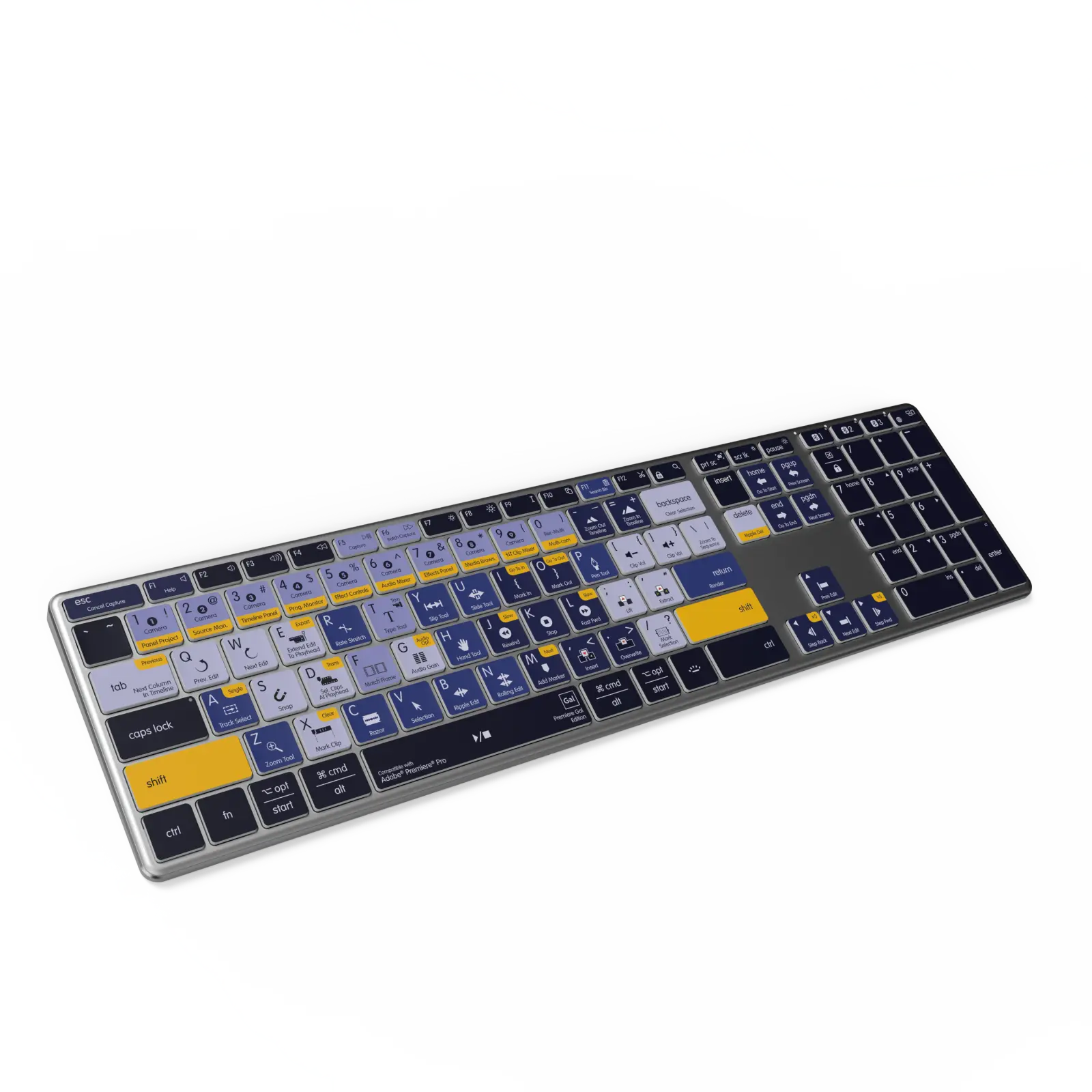 EXCLUSIVE Premiere Gal Keyboard | Backlit & Wireless | Mac and PC Editors Keys