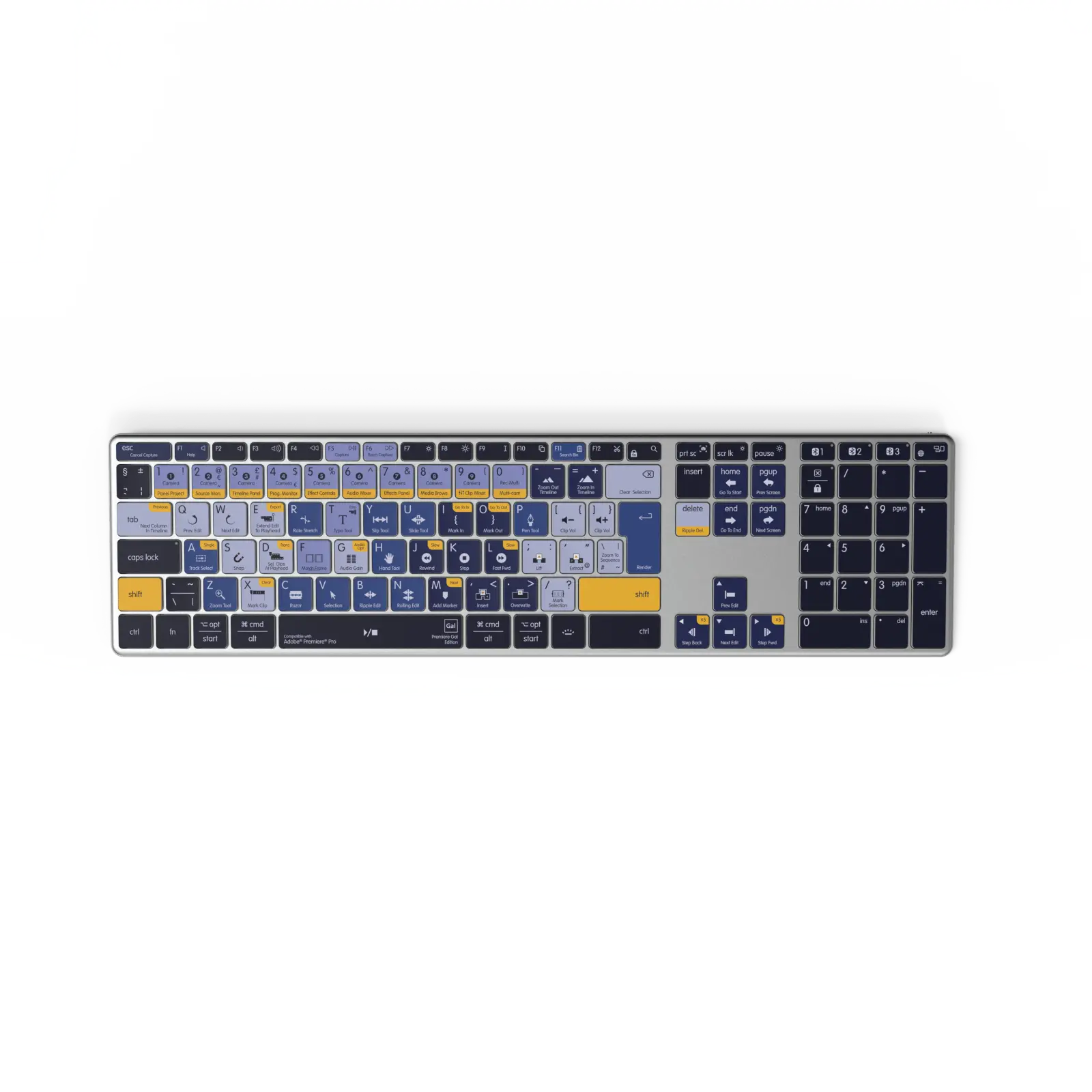 EXCLUSIVE Premiere Gal Keyboard | Backlit & Wireless | Mac and PC Editors Keys