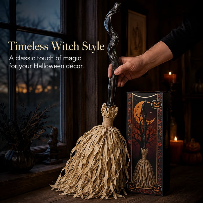 Turbo Cables – Motion Activated Halloween Broom Light