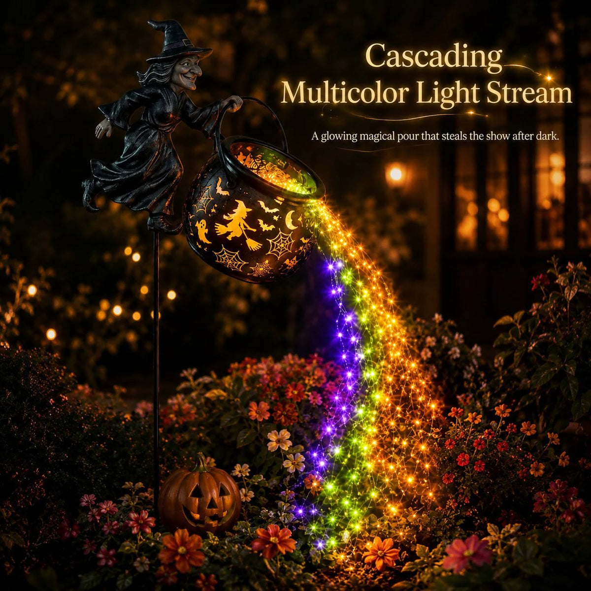 Turbo Cables – Halloween Witch Garden Light