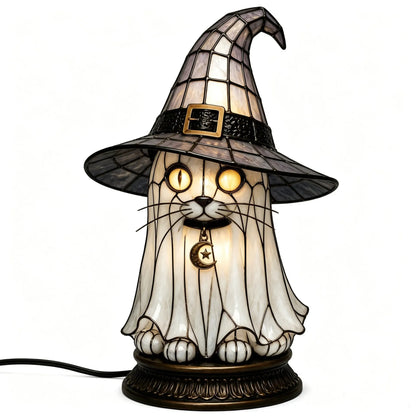 Turbo Cables – Vintage Tiffany Style Cat Night Lamp