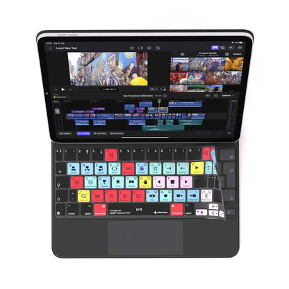Final Cut Pro Keyboard Cover for iPad Magic Case Editors Keys