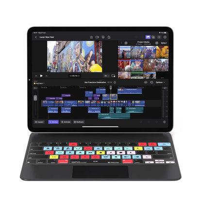 Final Cut Pro Keyboard Cover for iPad Magic Case Editors Keys